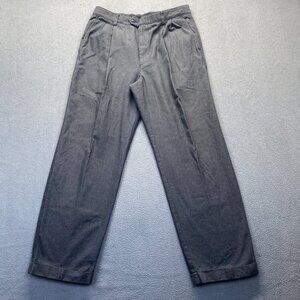 Structure Mens Slim Fit Pants ‎ Size 36X32 Gray Pleated,Cotton